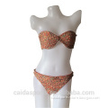 Top quality new arrival orange shivering triangle women bikini swimwear